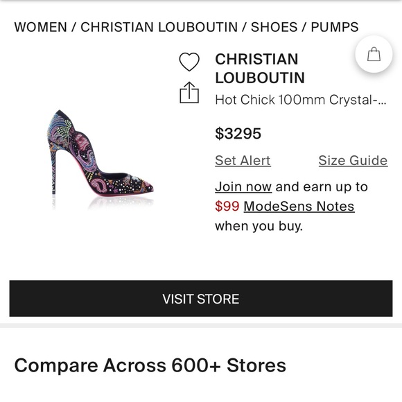 Limited Edition Christian Louboutin hot chick starlight crystal heels - Picture 4 of 12